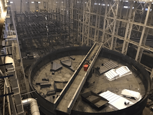 На стройплощадке обогатительной фабрики «Инаглинская-2» смонтировано более половины металлоконструкций