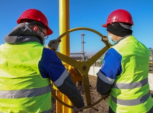 «Газпром» построил газопровод от ГРС в поселке Лазурном до Краснодара