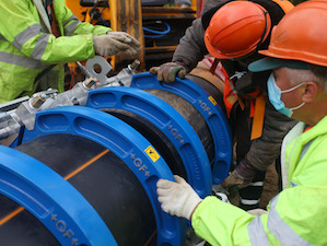 «Мосгаз» реконструирует подводный газопровод-дюкер «Тушинский» без отключения газа