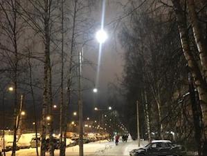 «Ленсвет» установил светодиодные фонари на Суздальском проспекте