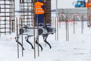 На стройке КПЭГ в Усть-Луге тестируют инновационную платформу робототехнического мониторинга