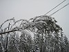 Потепление и снегопад вызвали перебои с энергоснабжением на юге Карелии