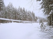 Бригады Комиэнерго освобождают провода ЛЭП от снега и льда