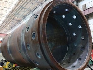 Петрозаводскмаш выполнил сборку и термическую обработку полукорпуса компенсатора давления для АЭС «Аккую»