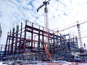 На стройплощадку Курской АЭС-2 доставлен кран грузоподъемностью 750 тонн