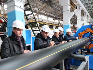 Завод в Новгородской области ввел в эксплуатацию две линии по производству труб для газификации