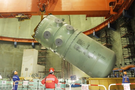 На блоке №4 Тяньваньской АЭС установлен корпус реактора ВВЭР-1000