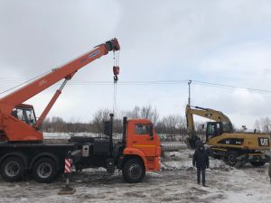 ХТСК восстанавливает поврежденную грузовиком теплотрассу в окрестностях Хабаровска