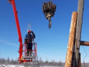 «Якутскэнерго» ремонтирует ЛЭП, питающие объекты алмазодобытчиков
