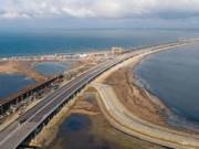 Дорога к Крымскому мосту станет безопасней благодаря новому освещению