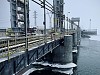 Новосибирская ГЭС срабатывает водохранилище перед половодьем