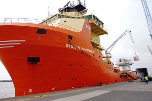 ELA поставила 2 спецконтейнера для морского ветропарка в Северном море