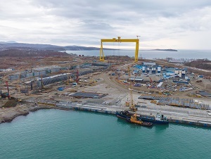 Cудоверфь «Звезда» приступила к строительству третьего танкера-газовоза ледового класса