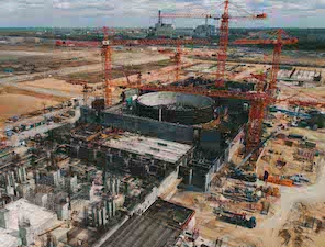 На стройплощадке Курской АЭС-2 забетонировали фундаментную плиту здания турбины энергоблока №2