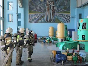 На каскаде Кубанских ГЭС ликвидировали условный пожар