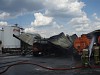На нефтезаводе в Ростовской области загорелись четыре бензовоза
