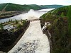 Каскад Вилюйских ГЭС открыл затвор водосброса