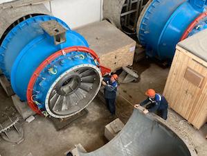 На Барсучковской МГЭС монтируют гидросиловое оборудование