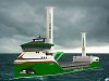В Норвегии проектируется первый в мире грузовой корабль с водородным двигателем