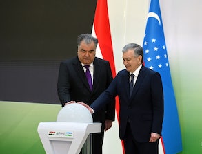 Президенты Узбекистана и Таджикистана дали старт строительству Яванской ГЭС на реке Зарафшан