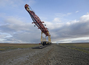 Строительство железной дороги Обская-Бованенково идет в ускоренном темпе