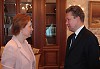 Алексей Миллер и Наталья Комарова обсудили ход газификации ХМАО