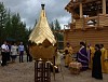 В Ноябрьске освятили купола для храма-часовни Центра духовно-нравственного развития, возводимого на средства газовиков