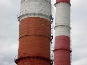 На Кировской ТЭЦ-4 провели экспертизу промышленной безопасности двух дымовых труб