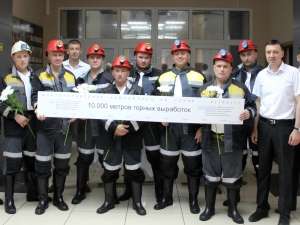 Проходчики шахтоуправления «Комсомолец» за полгода подготовили 10 км горных выработок