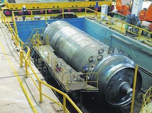 Ижорские заводы изготовили компенсатор давления для АЭС Руппур