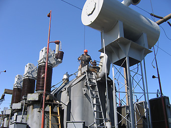 МЭС Центра отремонтировали автотрансформатор на подстанции «Радуга»