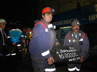 Шахтера «Воргашорская» добыла миллион тонн угля одним участком в рекордный срок