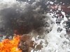 В Пермском крае горит нефтепровод