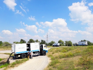 Персонал Запорожской АЭС обучается работе на мобильных насосных установках
