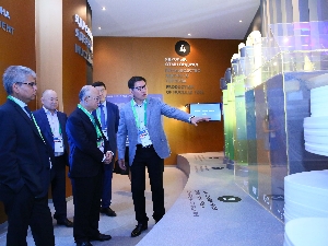 Глава МАГАТЭ Юкия Амано посетил атомный павильон на «Астана ЭКСПО-2017»