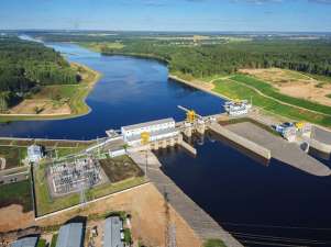 Витебская ГЭС за первый год эксплуатации выработала более 164 млн кВт·ч