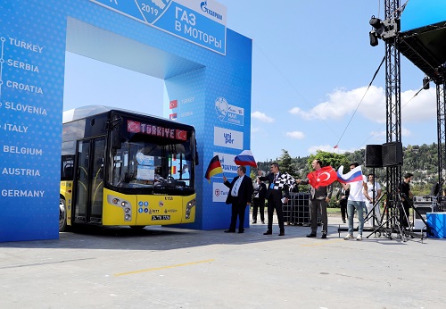 В Стамбуле стартовал международный автопробег газомоторной техники «Голубой коридор — газ в моторы 2019»