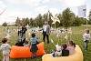 Ветропарк из  5 000 бумажных флюгеров создали участники фестиваля «Пестрое небо» в «Царицыно»
