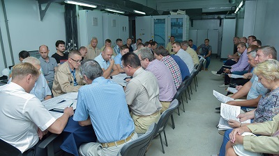 На Запорожской АЭС строительный штаб выработал решения о переводе комплекса по переработке РАО в промышленую эксплуатацию