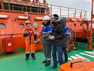 «Газпром недра» и «Морспасслужба» испытали в Арктике отечественный БПЛА