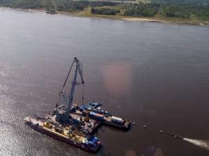 «Транснефть – Подводсервис» отремонтировала подводный переход нефтепровода через Обь