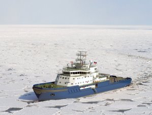 Арктический портовый ледокол «Обь» будет работать в акватории Обской губы