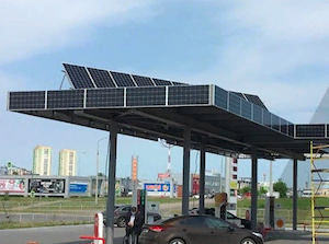 Delta Solar оснастила солнечными модулями крышу АЗС в Набережных Челнах ⠀