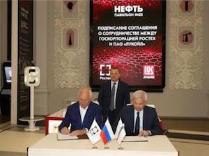 ЛУКОЙЛ и Ростех подписали соглашение о сотрудничестве