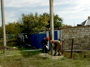 Керченский РЭС строит новые сети 0,4 кВ для электроснабжения садоводческих товариществ