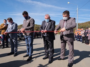 В Краснодарском крае открыт мост через реку Пшиш