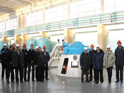 На Саратовской ГЭС модернизировали гидроагрегат