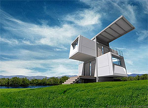 Дом будущего: не подключен к энергосети и с картонной мебелью