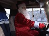 Дед Мороз пересел из саней за руль БелАЗа