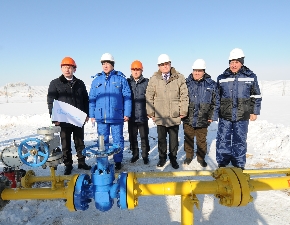 На Амангельдинском газоконденсатном месторождении в Казахстане введены в эксплуатацию три новые скважины